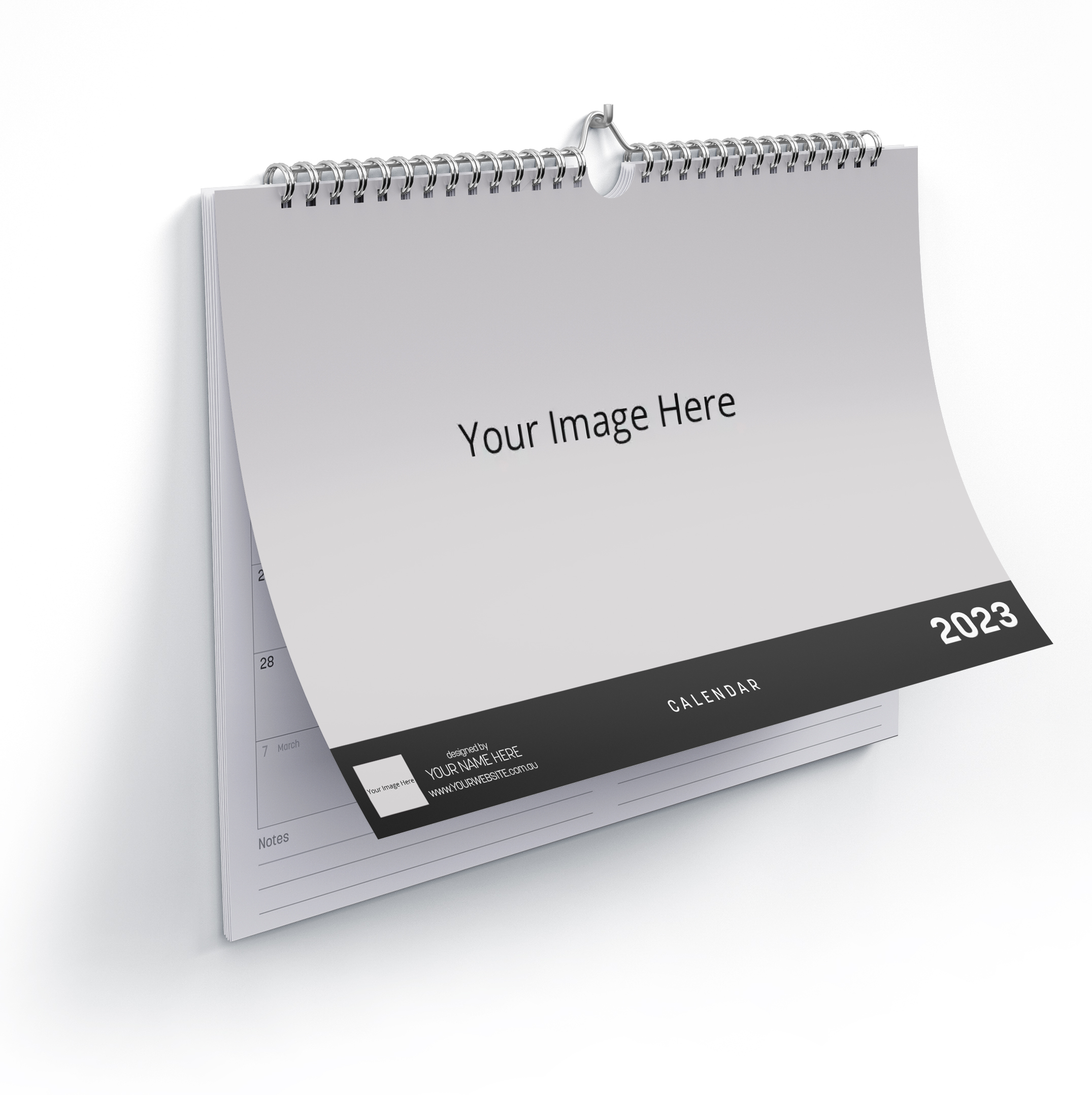 2023 Calendar Template Printing File for Adobe InDesign - Julian